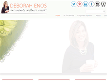 Tablet Screenshot of deborahenos.com